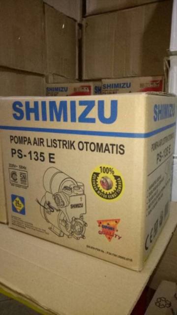 Pompa SHIMIZU PS-135E. Sedotannya Kuat, Semburannya Kencang. Baru Bergaransi Resmi