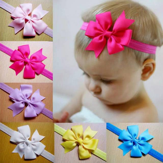 Bandana Tipis Pita Anak  Bando Tipis Anak fashion Bandana Bayi  Bando Bayi / Headband Anak hairband balita bayi baru lahir lucu