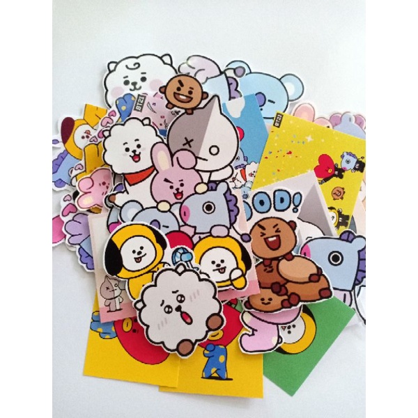 

(Isi 70pcs)My StiCute sticker BT--21 karakter-NEW NEW