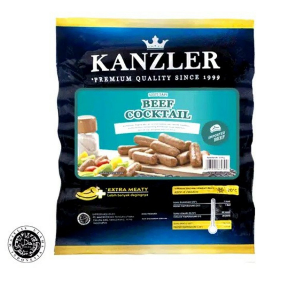 

Sosis Kanzler Beef Cocktail Sausage / Sosis Mini 250gr