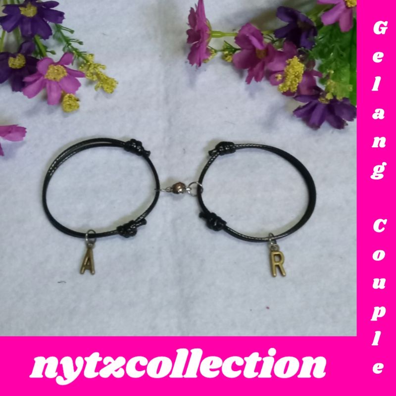 Gelang Couple Liontin Gantung Gelang Tali