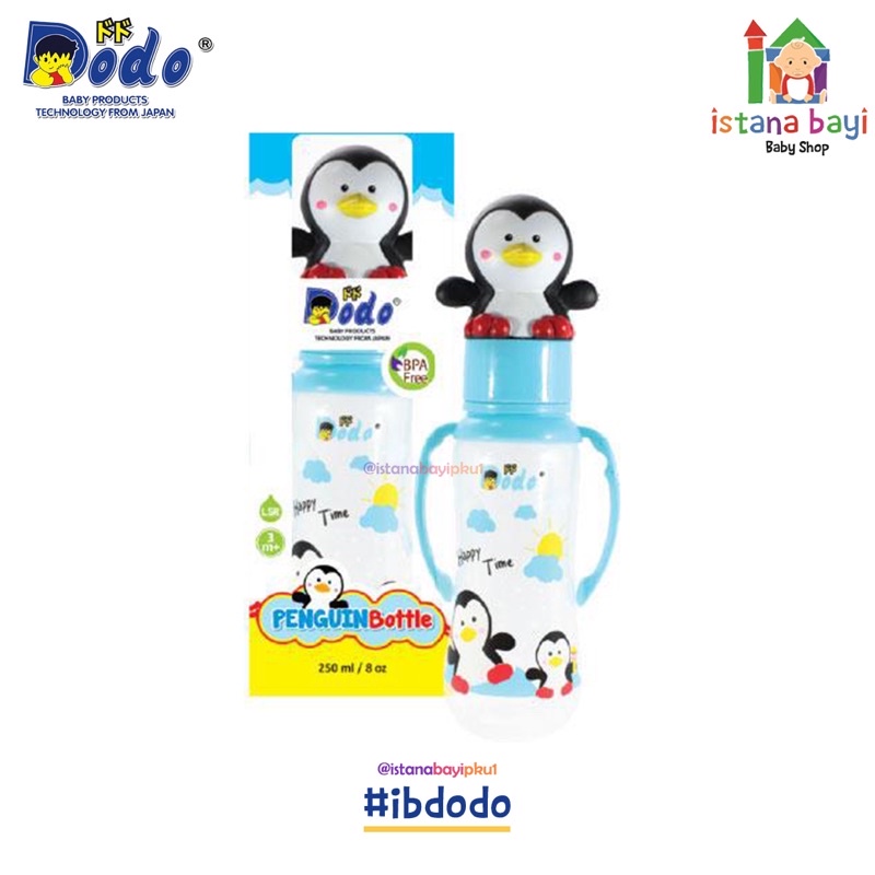 Dodo Botol susu penguin 250 ml/ Botol susu bayi