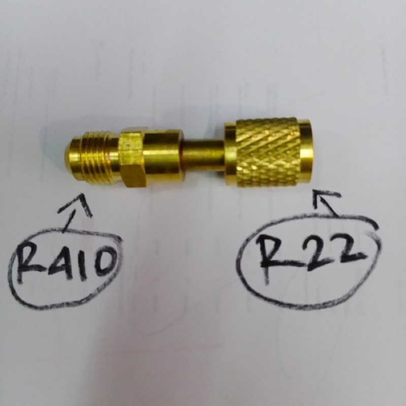 Naple freon R410 R32 ke R22 connector kebalikan