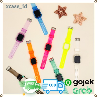 GLACIER STRAP APPLE WATCH IWATCH TRANSPARANT 8 COLOR