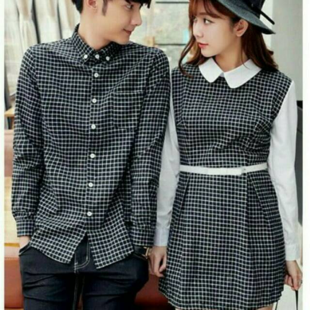 Kemeja dress hitam