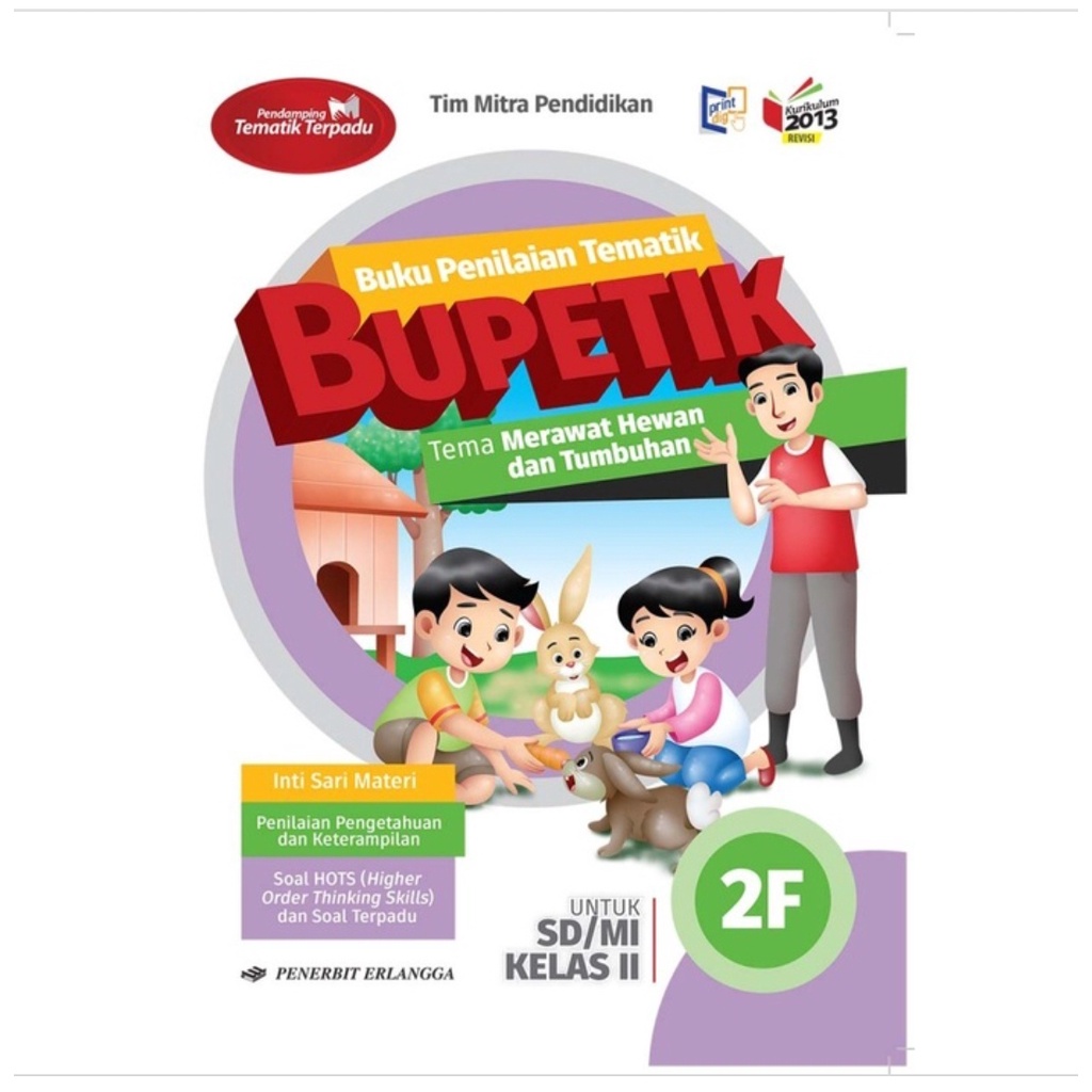 Buku Penilaian Tematik Bupetik Erlangga 2 F