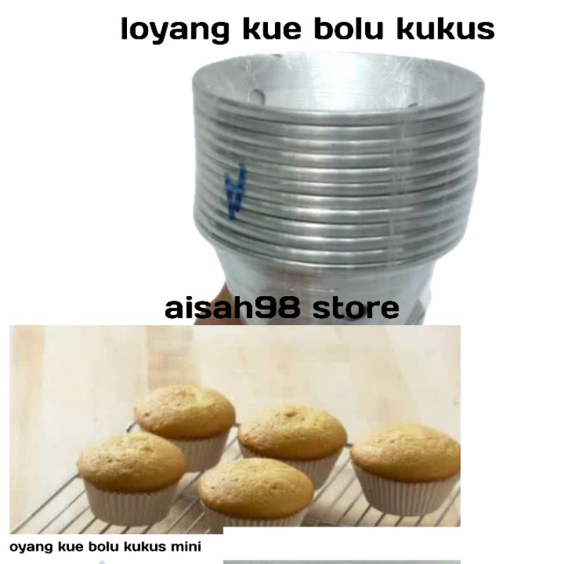 loyang kue bolu kukus/loyang mini bolu kukus/bolu kukus A B C