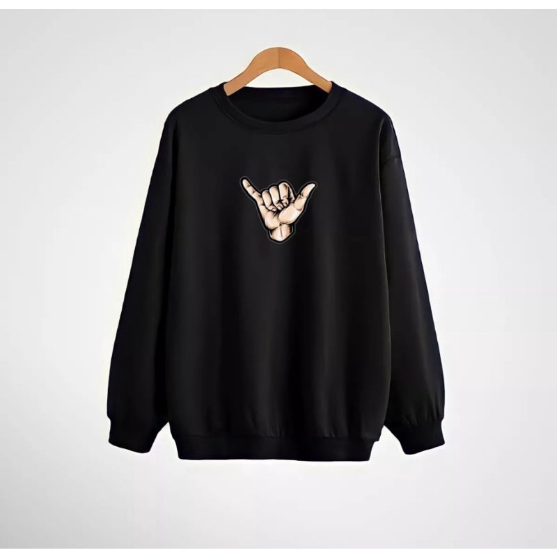 Sweater LOGO HAND pria wanita/distro terbaru