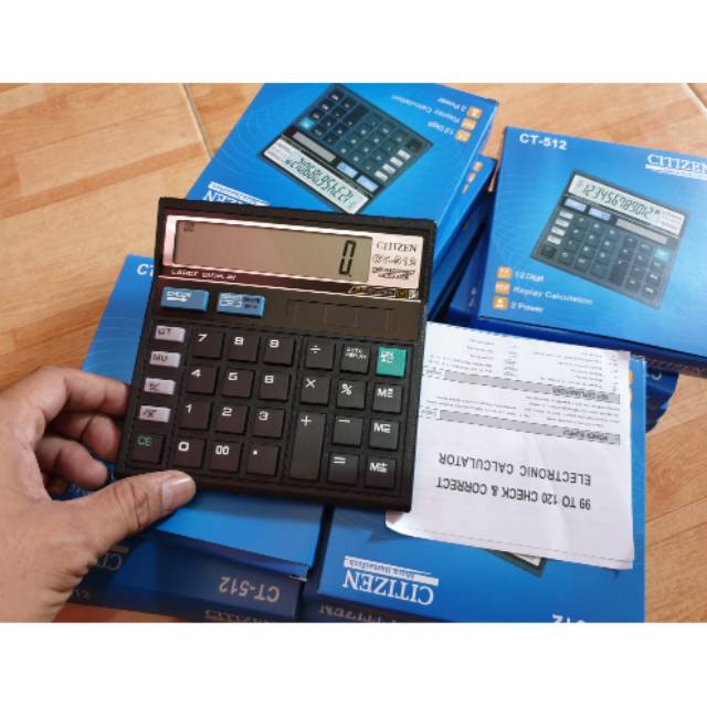 

KALKULATOR CT 512 12 DIGIT LENGKAP