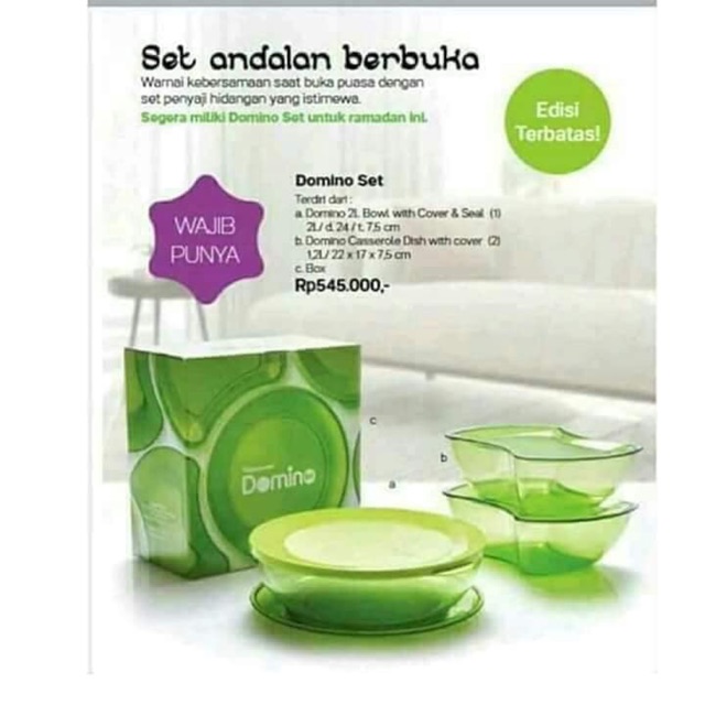 Set Domino Hijau..14Set