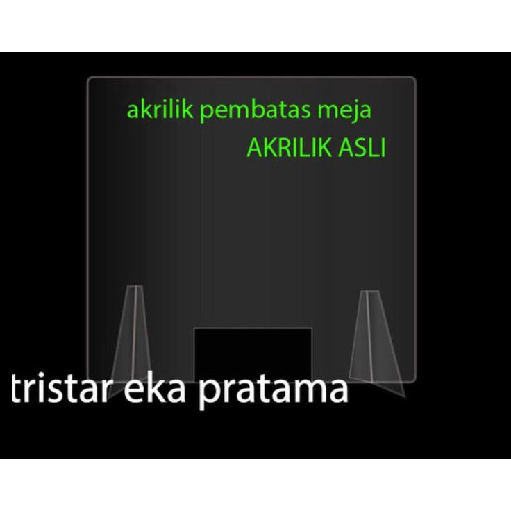 

Akrilik Pembatas Meja (120X 50Cm)(3Mm)