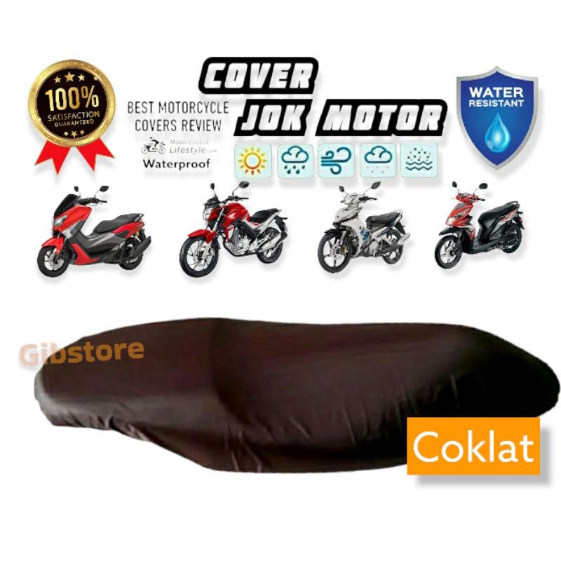 Sarung Jok Motor Cover Pelindung Jok Motor Anti Air Untuk Motor Beat Vario Scoopy Fino Mio Genio Xride Spin Nmax Aerox Pcx Adv Freego Vixion Tiger Thunder Megapro Vespa Supra Kharisma Revo Jupiter Vega Shogun Sarung Pelindung Jok Anti Cakar Kucing