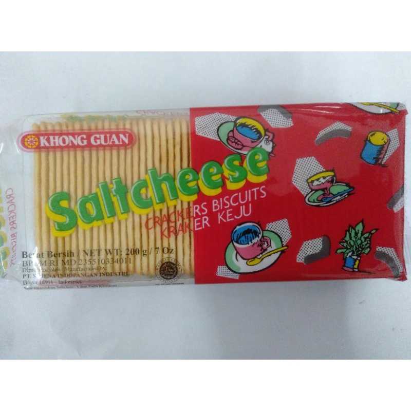 

KHONG GUAN Saltcheese 200 gr Keju
