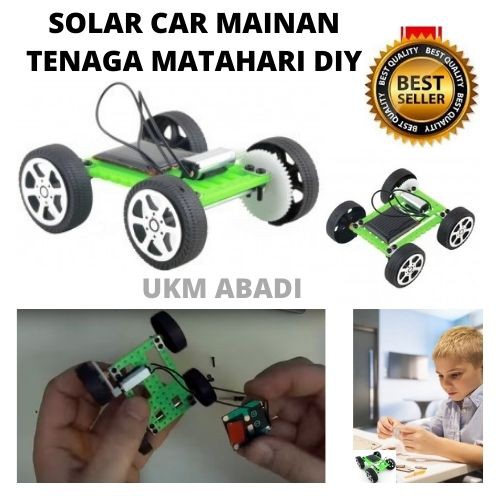 Mainan Mobil Solar Car Science Transforming  Education Toy DIY 111124