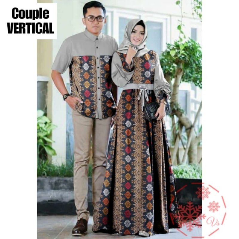 baju gamis couple suami istri amena baju pesta cople berkualitas gamis couple terbaru