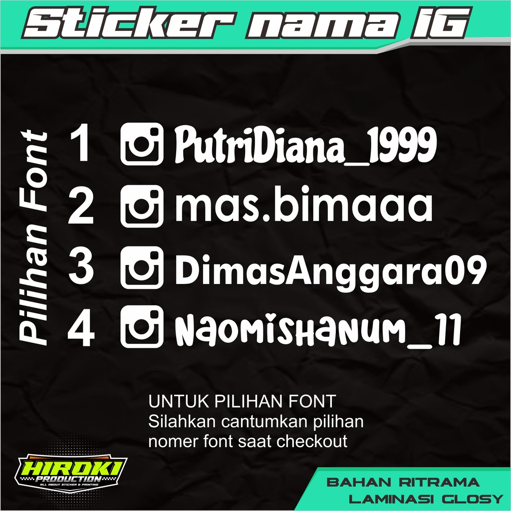 

Sticker logo instagram