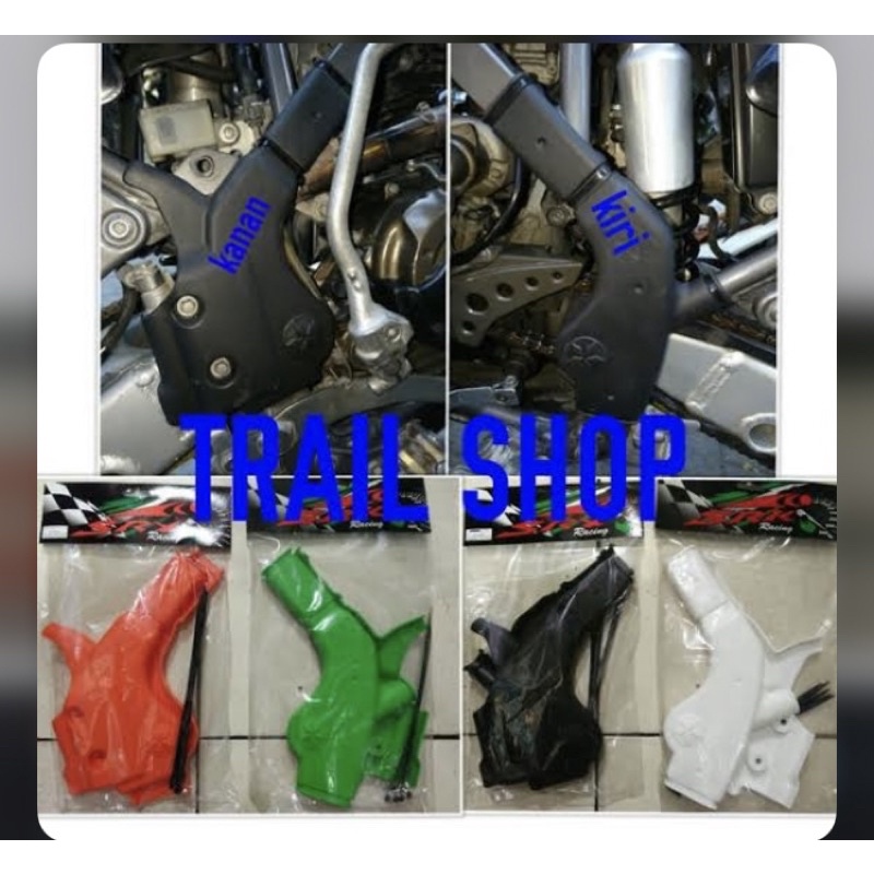 tutup rangka klx 150 cover rangka klx 150