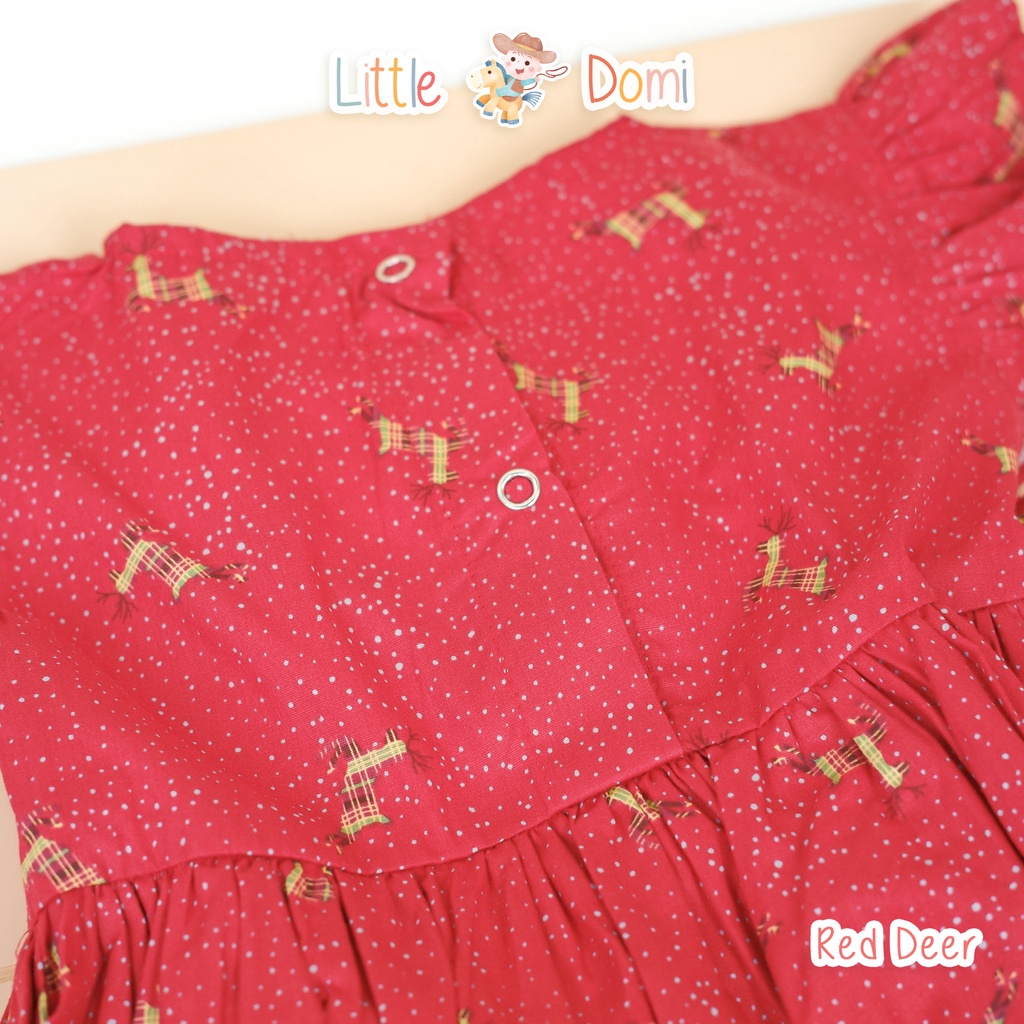 Deer Dress ( Girl ) - Terusan Anak Perempuan - Dress Anak Perempuan - Little Domi