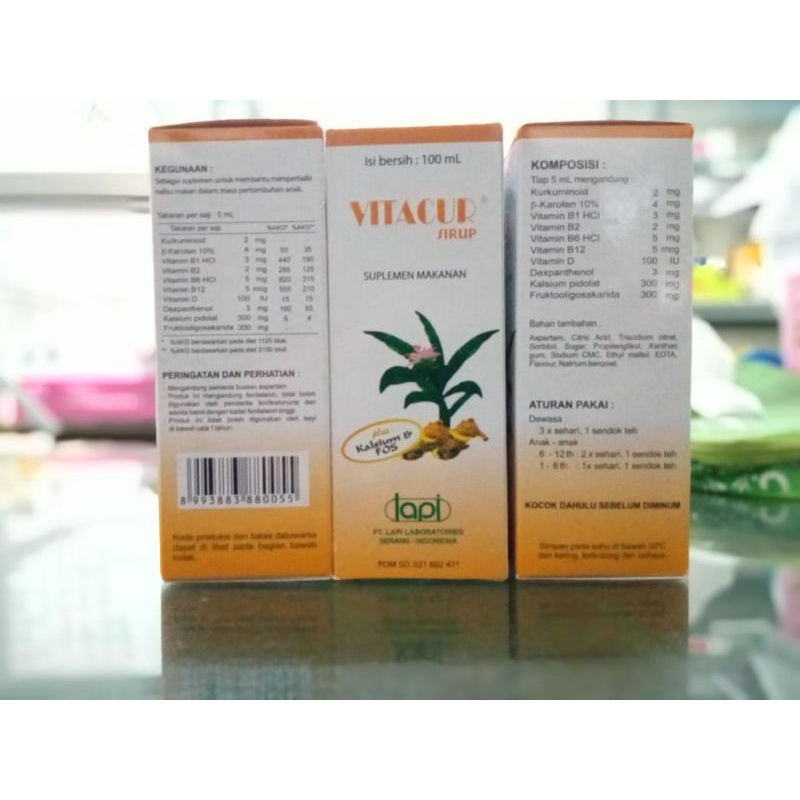 VITACUR SIRUP 100 ML - ED 02/2026