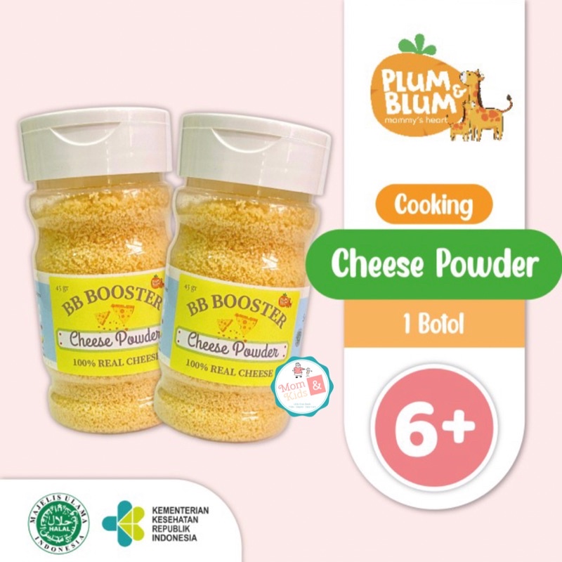 Plum &amp; Blum Baby Cheese Powder Bubuk Keju MPASI Cheddar 60gr