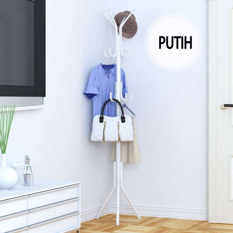 DISKON STAND HANGER COATRAK Gantungan Baju Topi Dan Tas Stand Hanger MULTIFUNGSI -TERMURAH COD