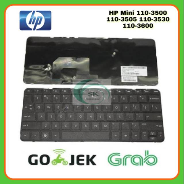 Keyboard Laptop HP Mini 1103 1104 110-3500 110-3505 110-3530 110-3600