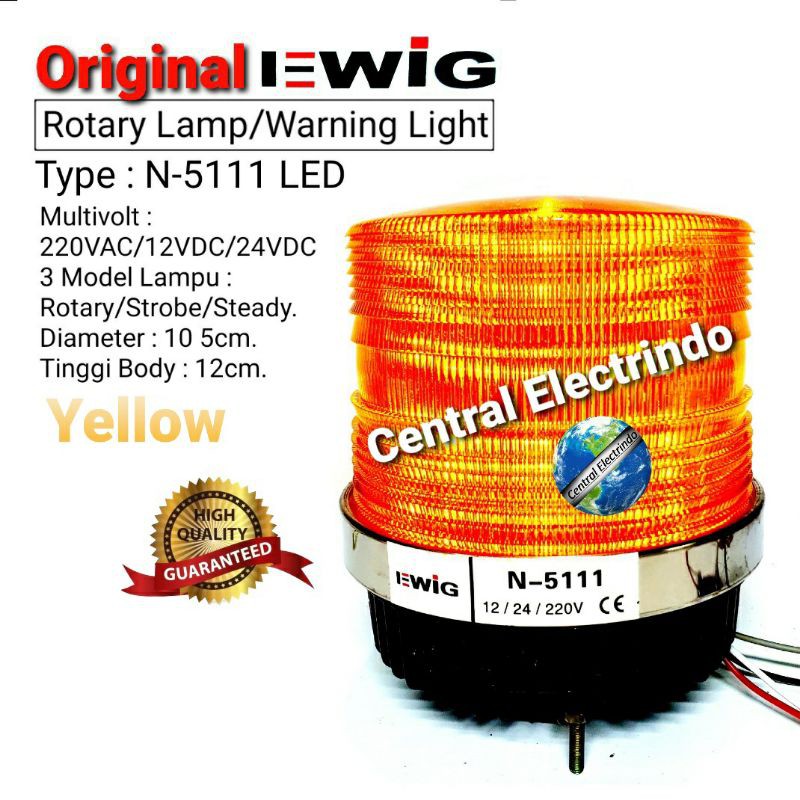 Lampu LED Menara/Hias/Plang Toko N-5111 EWIG Kuning Multivolt 3 Model Lampu.