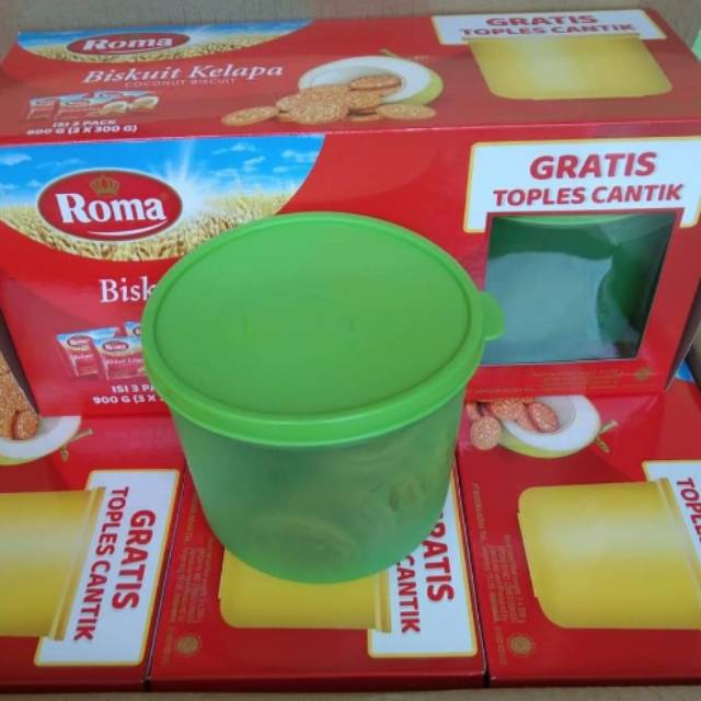 Biskuit Roma Kelapa Free Toples Cantiik