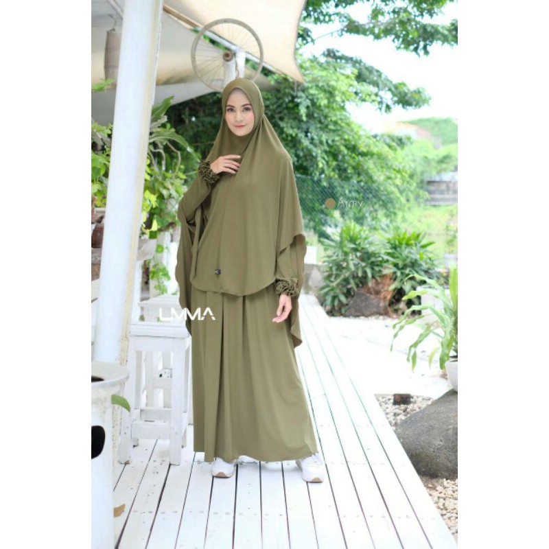 GAMIS SYADZA (GAMIS SYARI) BY UMMA SYARI-Army