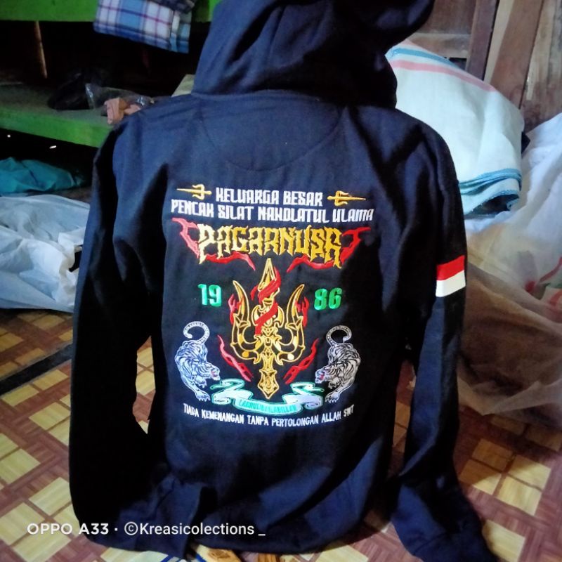 jaket  Bordir pagar nusa bordir trisula