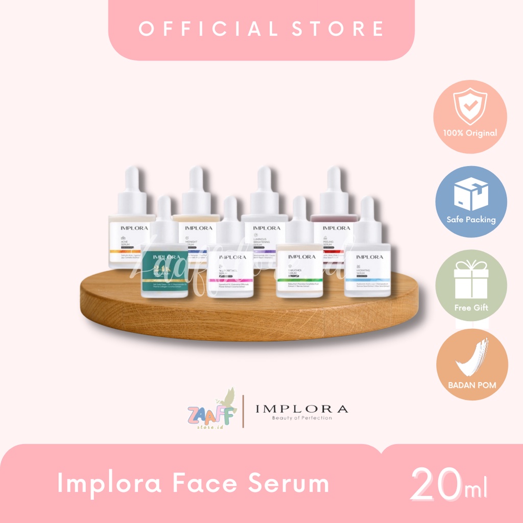 [FREE GIFT] Implora Face Serum 20 ml - Luminous Brightening Serum/Acne