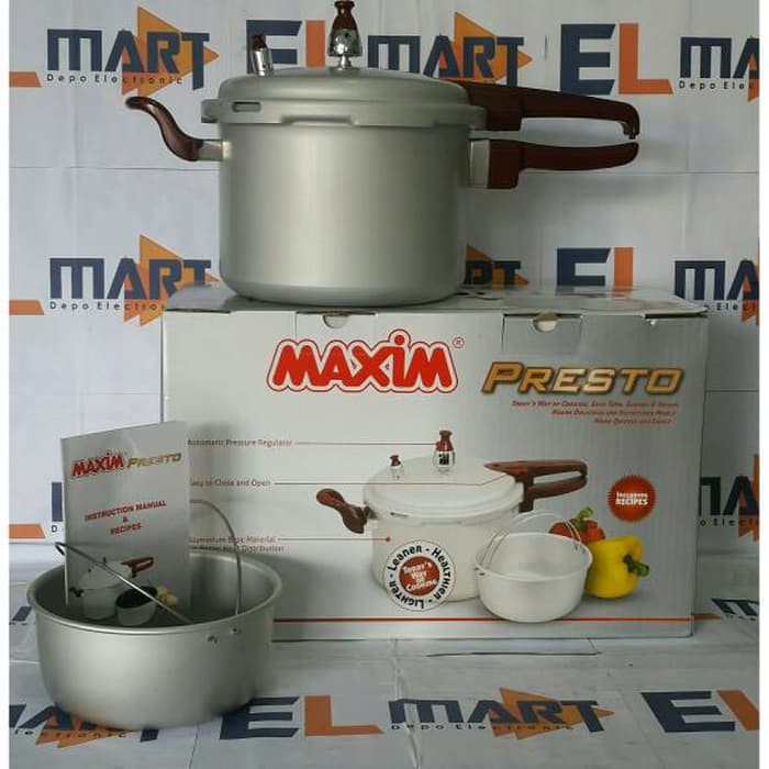 MAXIM Panci Presto Pressure Cooker 4 Liter 20cm 4L Original