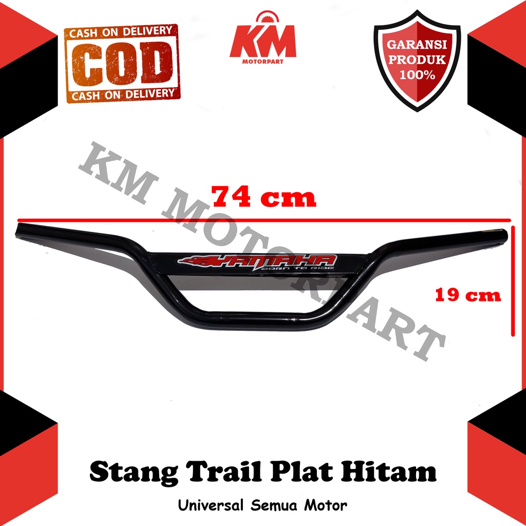 Stang Trail Modif Variasi Universal Semua Motor Stir Setang Tinggi 19 cm