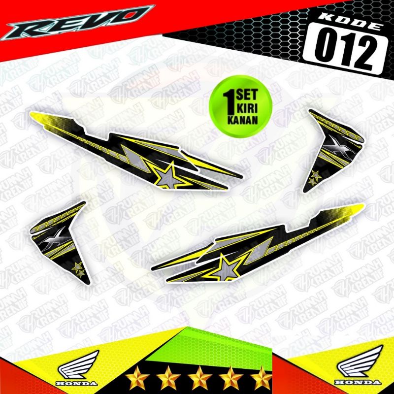 Decal Sticker Striping Variasi REVO 100 2007-2009 / REVO Lama / REVO old | Decal Wave Rsx 100 | Deca