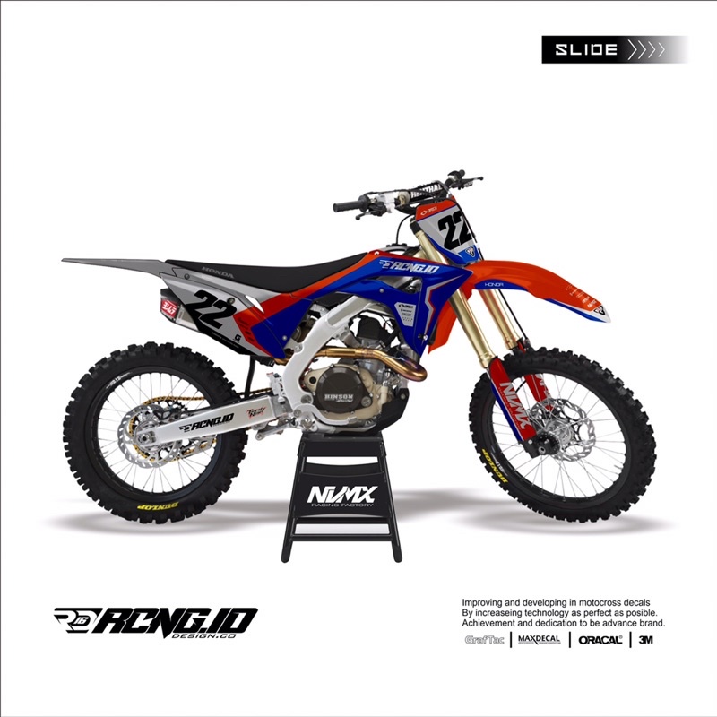 DECAL CRF 150 CRF 250 PREMIUM DESAIN CUSTOM