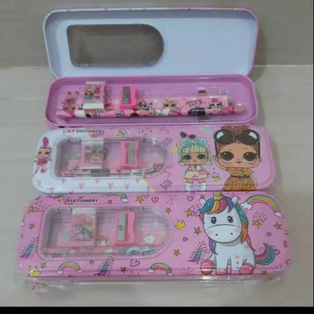 

Tempat Pensil Kaleng (lengkap dg isinya)