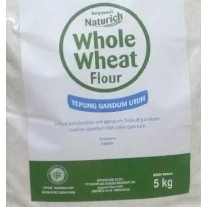 

Naturich Tepung Gandum Utuh 5 Kg Whole Wheat Flour Bogasari