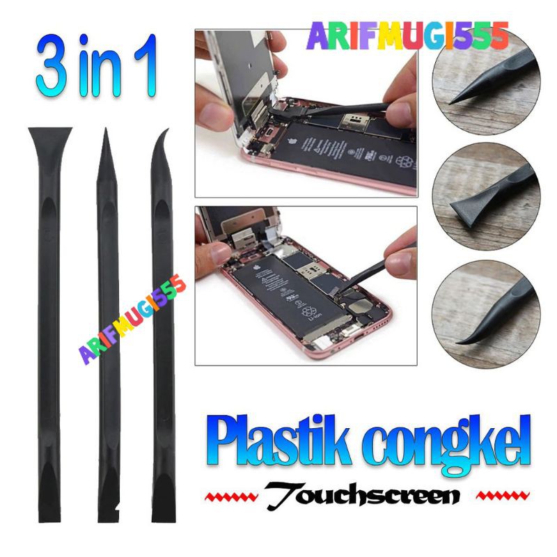 REDYYY CONGKELAN PLASTIK 3 IN 1 ISI 3 PCS PEMBUKA CASING BACKDOOR