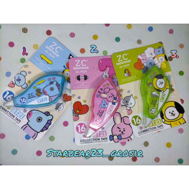 

Label Tarik Cute BT21