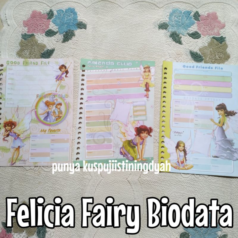 Binder Felicia Fairy Biodata Langka
