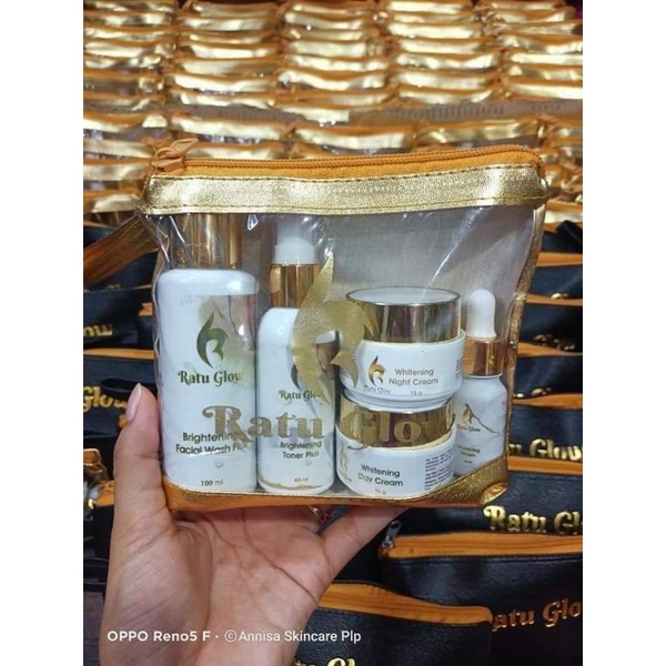 Ratu Glow Skincare Brightening Mencerahkan Memudarkan Flek