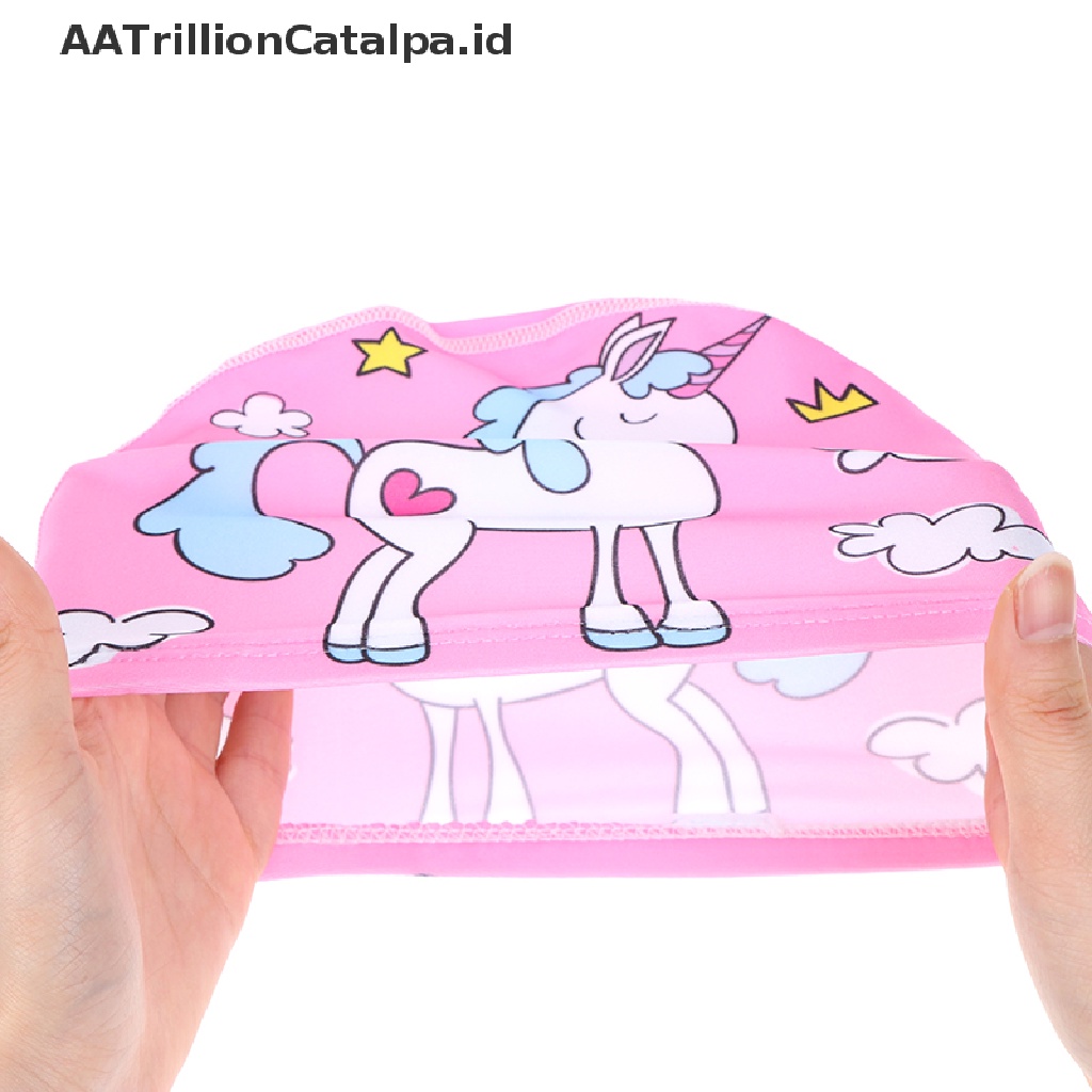 Aatrillioncatalpa Topi Renang Motif Kartun Untuk Anak Laki-Laki / Perempuan 2-5 Tahun