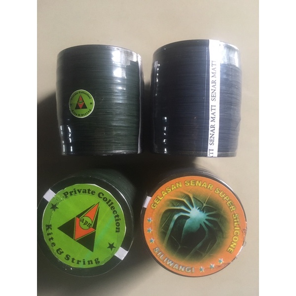 Benang Senar Gelasan super silikon size 022 Mati total (matot) untuk adu lomba layangan sambitan