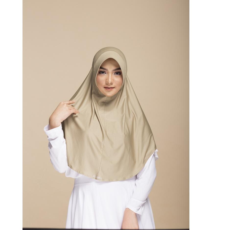 Jilbab Instan Bergo Polos Dewasa Terbaru Elzatta Zaria Citra Warna Lengkap Menutup dada