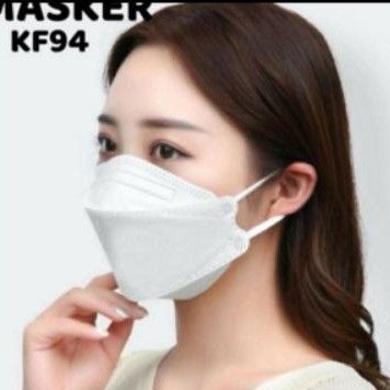 Masker 4ply Korea KF94 model Evo Convex disposable KF 94 4 ply KN94 KN 94