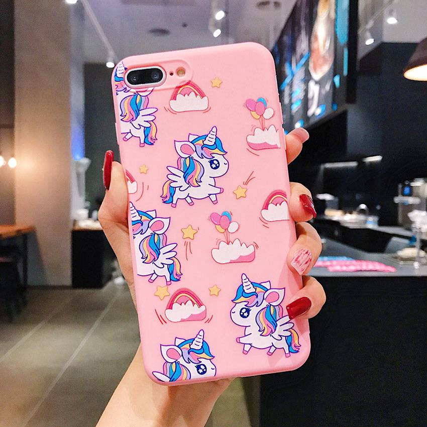 Pink Unicorn Casing Soft Case Oppo A91 F15 A31 A5 A9 A53 A33 2020 A3S C1 A7 A5S A12 A1K A37 Neo 9 A57 A39 F1S F5 Youth A71 C11 5 5S 5i C3 F11 F9 Pro 7i C17