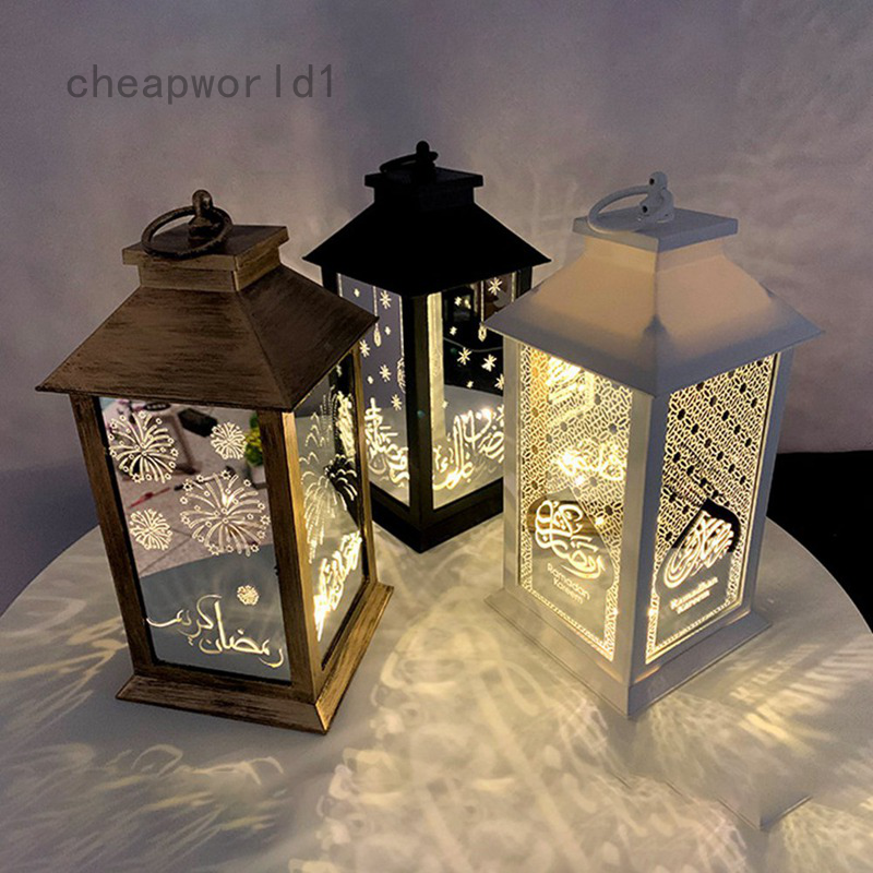 Lampu Lentera Led Desain Eid Mubarak Untuk Dekorasi Ramadhan Muslim Shopee Indonesia