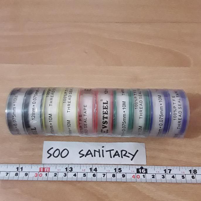 Seal Tape 1/2" Evsteel - 10Pcs (1 Slop) Sotr9 Ori