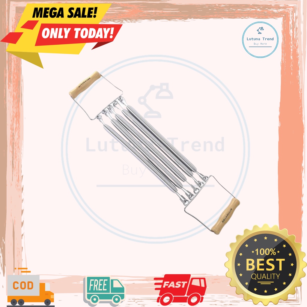 Alat olahraga per pegas di rumah untuk kekuata otot tangan lengan bahu