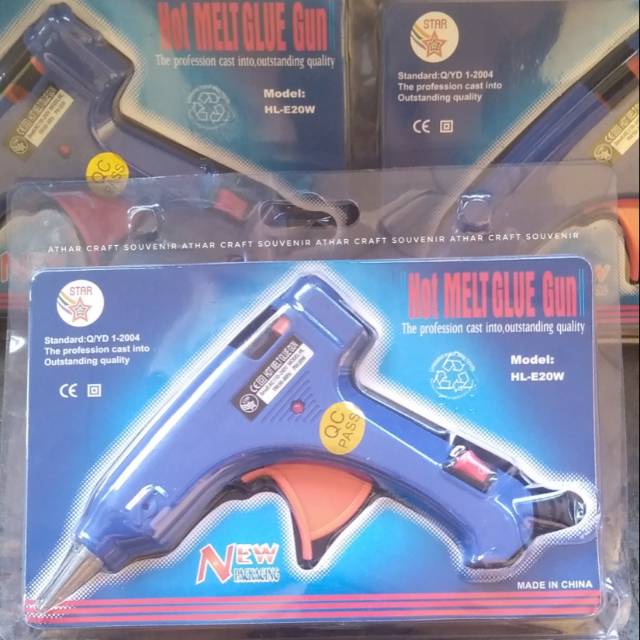 Hot Melt GLUE GUN ON OFF / Alat Lem Tembak Kecil ada ON OFF/ Pistol Lem tembak kecil / Alat Craft